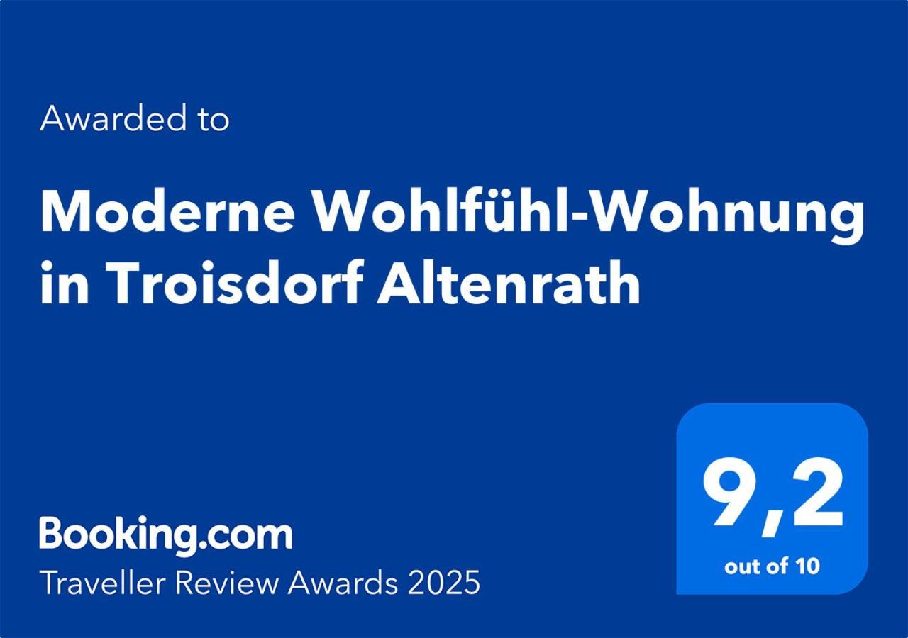 Moderne Wohlfuehl-Wohnung In Troisdorf Altenrath Kültér fotó